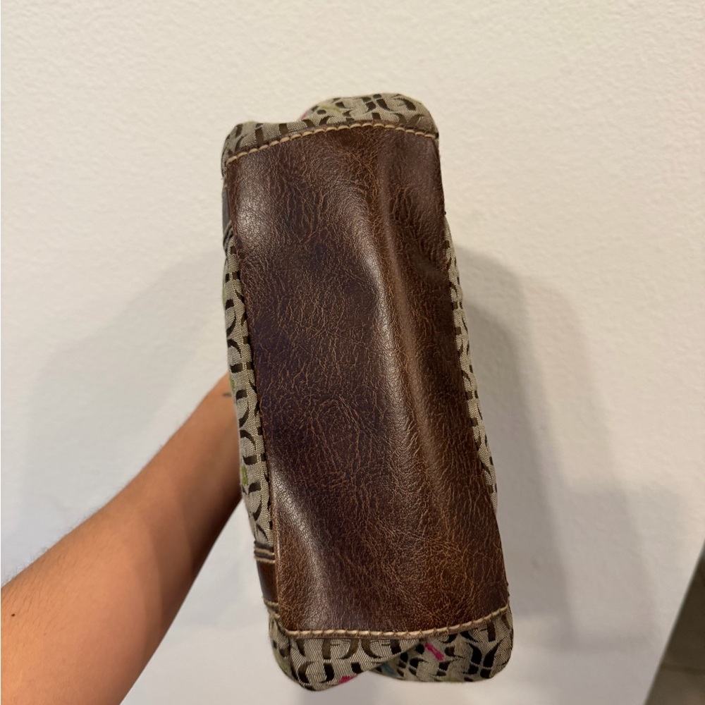 Fossil Brown And Multicolor Patterned Shoulder Bag - image 4